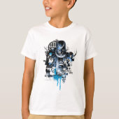 Black Hand - Blue Collage T-Shirt (Vorderseite)