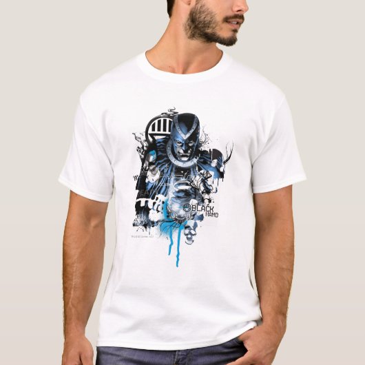 Black Hand - Blue Collage T-Shirt (Vorderseite)