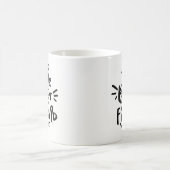 Black Hand Letter Zitat die beste Tasse für Freund (Mittel)