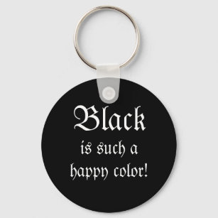 Black Happy Color Morticia Addams Schlüsselanhänge Schlüsselanhänger