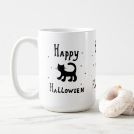 Black Happy Halloween Horror spukhaft Kaffeetasse