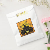 Black Happy Halloween Pumpkins Geschenktütchen (Versiegelt)