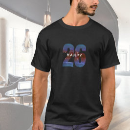 Black Happy New Year T-Shirt