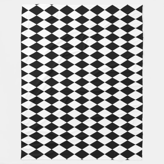 Black Harlequin Fleecedecke (Vorderseite)