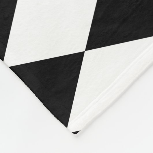 Black Harlequin Fleecedecke (Ecke)