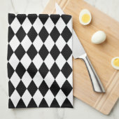 Black Harlequin Geschirrtuch (Viertel Falte)
