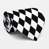 Black Harlequin Krawatte (Gerollt)