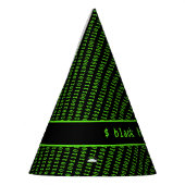 Black Hat Hacker einfachste Halloween-Tech-Kostüm Partyhütchen (Links)