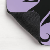 Black Hat Hexe Wiccan Hexen Halloween Mousepad (Ecke)