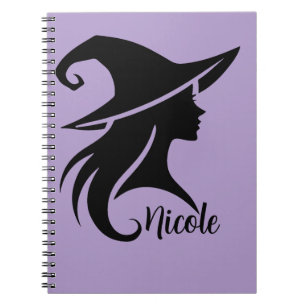 Black Hat Hexe Wiccan Hexen Halloween-Party Notizblock