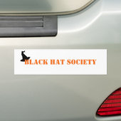 Black Hat Society Halloween Autoaufkleber (Auf Auto)