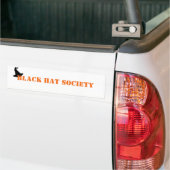 Black Hat Society Halloween Autoaufkleber (Auf Lkw)