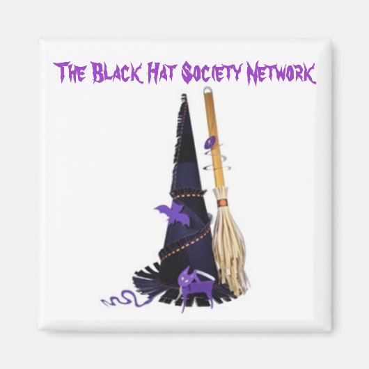 Black Hat Society Network Magnet (Vorne)
