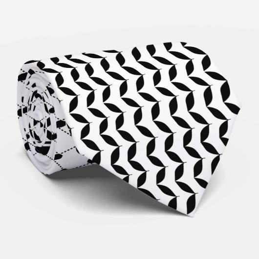 Black Hatta Keffiyeh Krawatte (Gerollt)