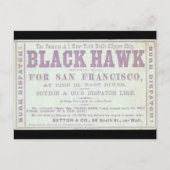 Black Hawk Clipper 1900 Postkarte (Vorderseite)