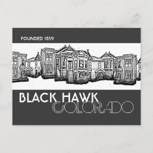 Black Hawk Colorado Altstadt Gebäude Postkarte