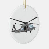 Black Hawk Helicopter Keramik Ornament (Rechts)