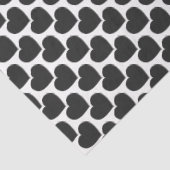 Black Heart Love Notes Grief Seidenpapier (Ausschnitt)