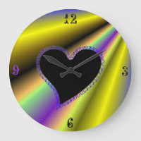 Black Heart on Rainbow