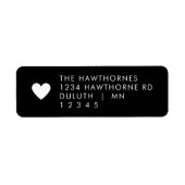 Black Heart Return Address  (Vorne)