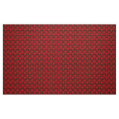 Black Hearts on Red Fabric Stoff (Fat Quarter (45,7 x 55,9 cm))