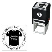 Black Heat Transfer Vinyl Business Shirt Permastempel (Beispiel)