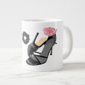 Black Heelses & Bride's Heelse - Classy Femin Jumbo-Tasse (Vorderseite Rechts)