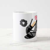 Black Heelses & Bride's Heelse - Classy Femin Jumbo-Tasse (Vorderseite)
