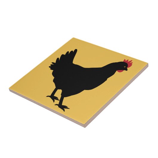 Black Hen Fliese (Seite)