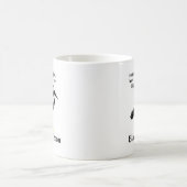 Black Heron Egret Bird Wildlife Kaffeetasse (Mittel)