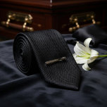 Black Herringbone Funeral  Krawatte<br><div class="desc">Honor solemn moments with understated dignity in this timeless black herringbone necktie. The subtle, finely woven herringbone texture adds quiet depth and refined sophistication to a deep, uniform midnight black base — creating a respectful, polished look that conveys solemnity without drawing attention. This classic, non-shiny design is widely regarded as...</div>