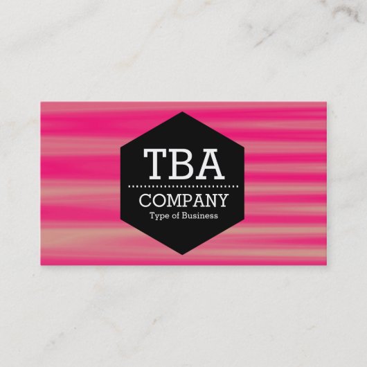 Black Hexagon - Abstrakt 090716(07) Visitenkarte (Vorderseite)