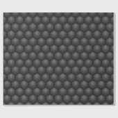 BLACK HEXAGON PATTERN GESCHENKPAPIER (Flach)