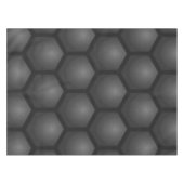 BLACK HEXAGON PATTERN TISCHDECKE (Vorderseite (Horizontal))