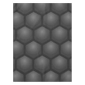 BLACK HEXAGON PATTERN TISCHDECKE (Vorderseite)