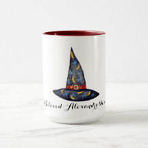 Black-Hexenhut,Stars Halloween-Tasse