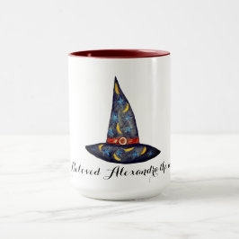 Black-Hexenhut,Stars Halloween-Tasse Tasse