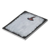 Black Hexenhut stars Niedlich Spiole Halloween Notizblock (Rotiert)