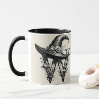 Black Hexenhutheft W Custom Initial