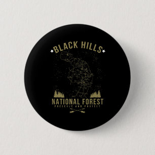 Black Hill National Forest T-Shirt South Dakota Hi Button