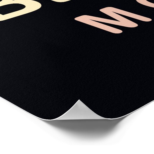 Black Hills Highway, Mount Rushmore, SD, Travel Poster (Ecke)