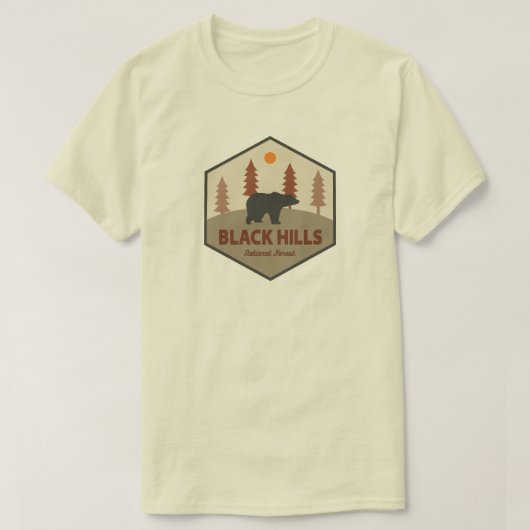 Black Hills National Forest Bear T-Shirt (Design vorne)