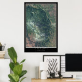 Black Hills National Forest South Dakota Satellite Poster (Heimbüro)