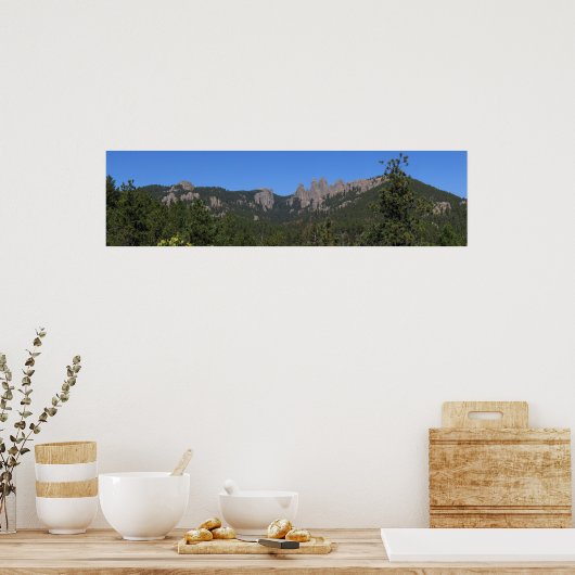 Black Hills Panoramic 53 Poster (Küche)