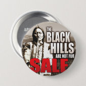 Black Hills sind nicht für Verkaufs-Knopf Button (Vorne & Hinten)