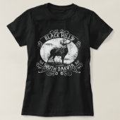 Black Hills South Dakota Deer T-Shirt (Design vorne)