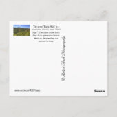 Black Hills South Dakota Postkarte (Rückseite)