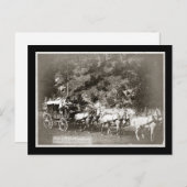 Black Hills Treasure Coach Vintag Postkarte (Vorne/Hinten)
