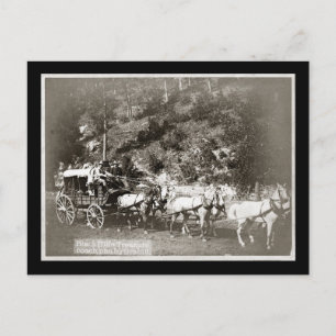 Black Hills Treasure Coach Vintage Postkarte