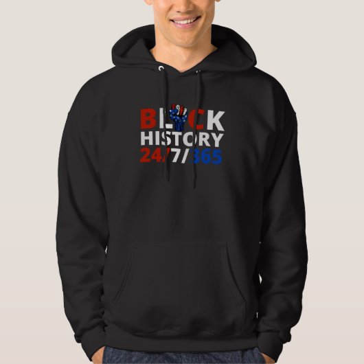 Black History 247365 4th of July Hoodie (Vorderseite)